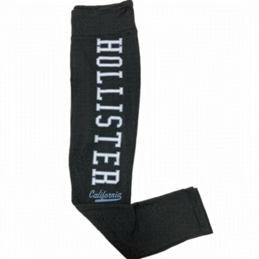 HOLLISTER GREY TRACK PANTS - Size Medium